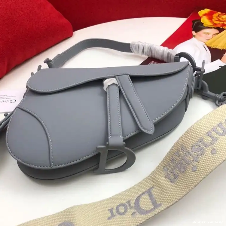 Cheap Saddle Bag Sky Ultramatte Calfskin Blue Dior 0413 Luxury